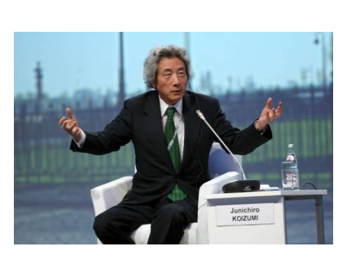 日本前首相小泉純一郎。新華社