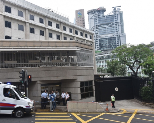 美國駐港澳總領事館。資料圖片