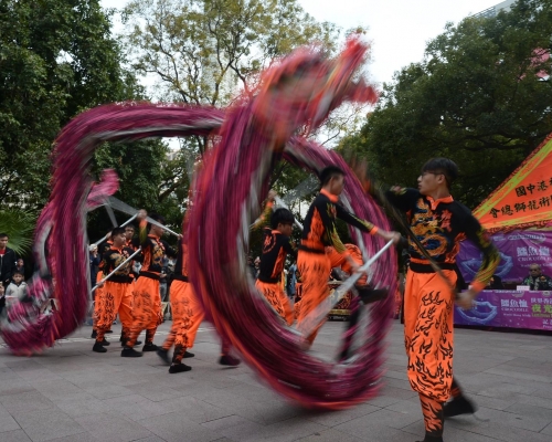 第五次晉身紅館比賽、直入決賽的潤福堂（香港）洪拳李潤福獅隊。