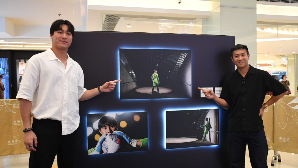 謝家榮及體育攝影師Jason合作,拍攝型格照片宣傳運動員英姿。 吳家祺攝