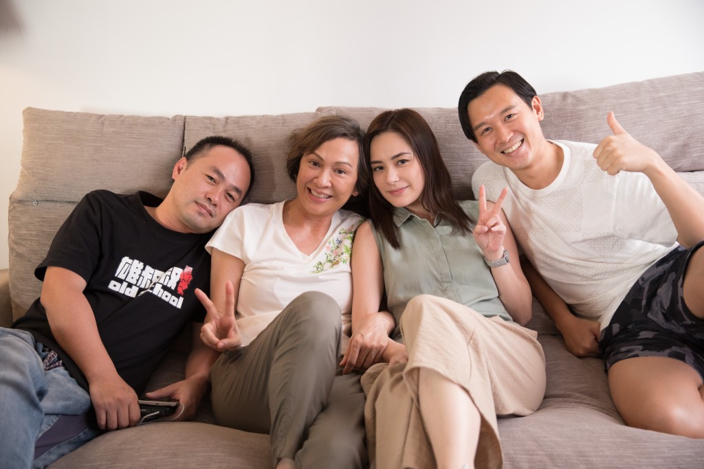 凌文龍（右）在電影《失蹤》中，與（左二起）余安安、鍾欣潼（阿嬌）合作。