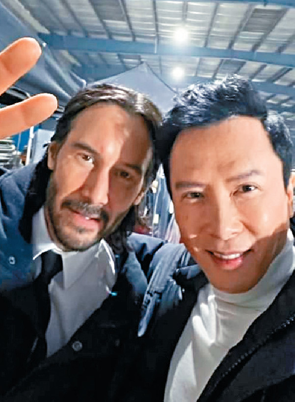 ■奇洛和甄子丹在新片有很多對手戲。 ■奇洛和甄子丹在新片有很多對手戲。