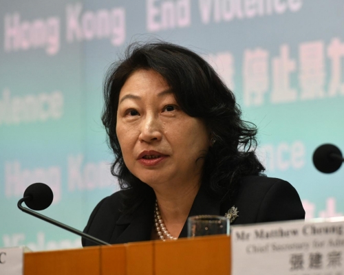 鄭若驊指蒙面法對市民造成干擾極為有限。