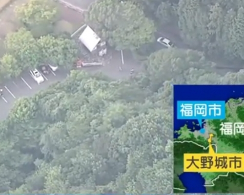 日本福岡一家四口倒斃公園。網上圖片