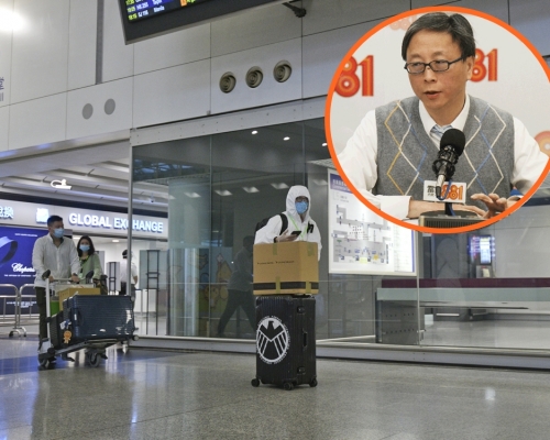 香港大學感染及傳染病中心總監何栢良(細圖)指若以「清零」為目標 盡量不應實施家居檢疫。資料圖片