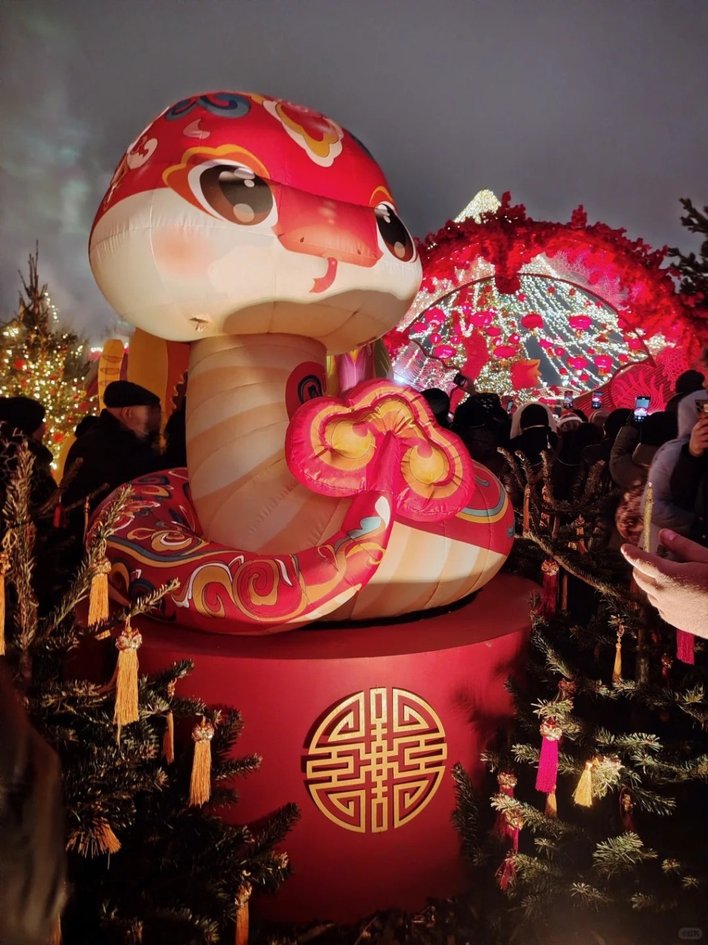莫斯科的中國新年集市。小紅書@Stanislav