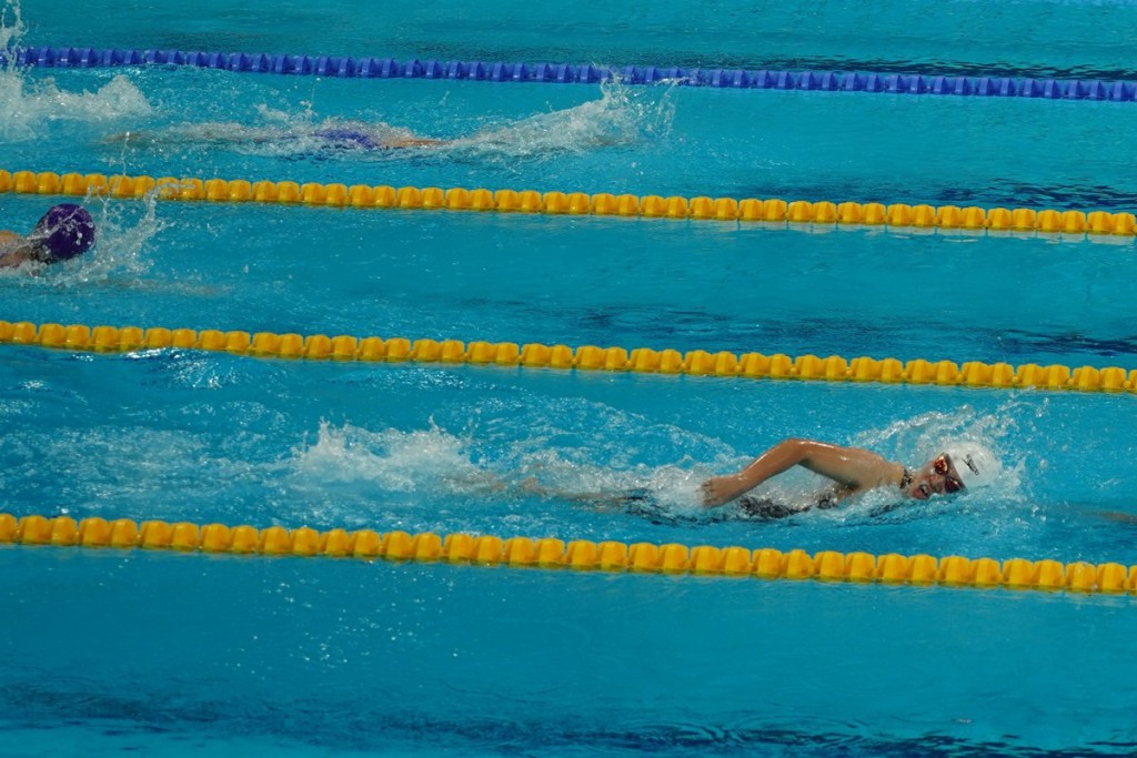 張淬淇在全國第11屆殘運會暨第八屆特殊奧運會女子S14級200米自由泳項目摘下金牌，與黃漢彦同樣打破全國紀錄。