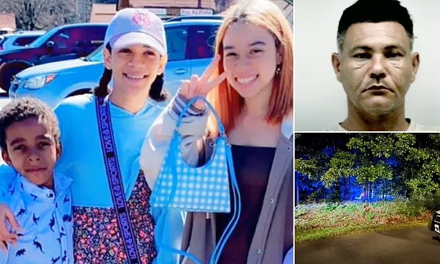 男子普拉森西亞被發現與前女友三名孩子齊倒卧車內。網圖