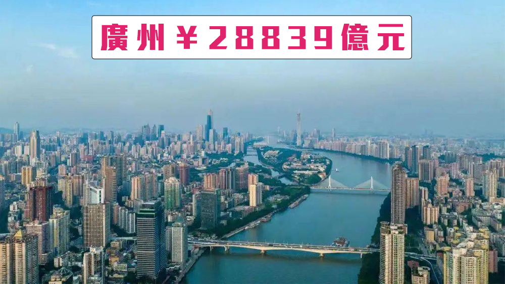 内地GDP十强城市第五位：广州。