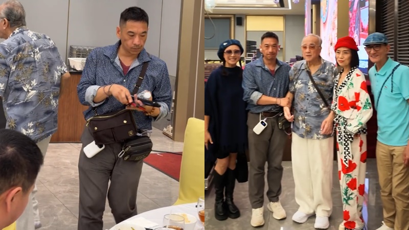 盧海鵬兒子罕現身父子破冰  移加餅印囝囝舉止陰柔現蘭花手？  鵬哥曾怨「關係疏離」