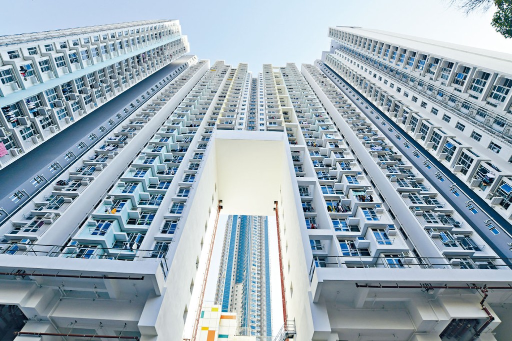 ■匯智樓的樓身採用「中空」設計。