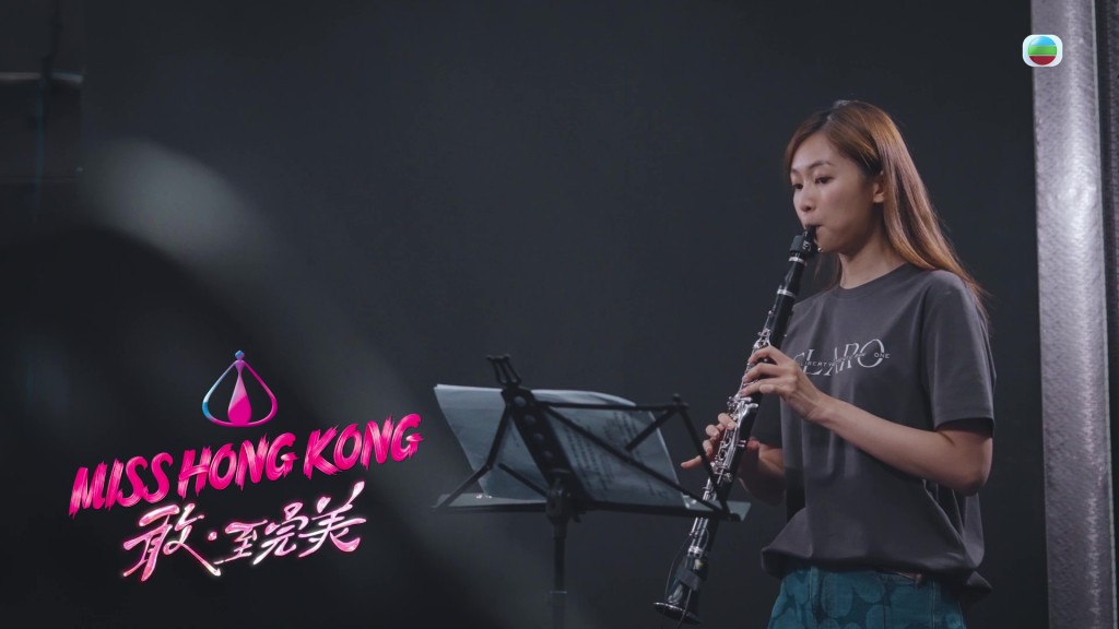 郭柏妍會吹奏單簧管。 郭柏妍會吹奏單簧管。