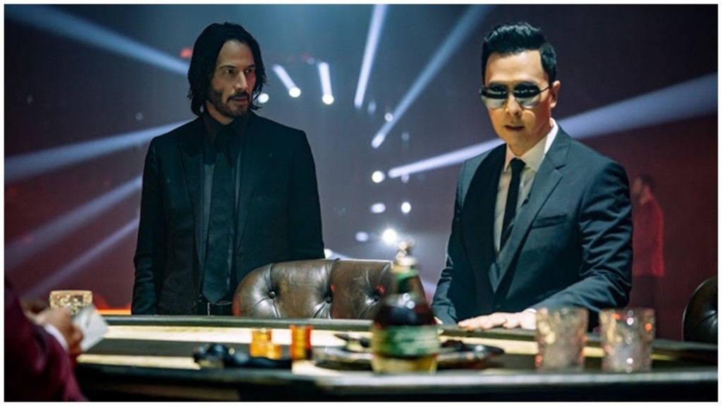 《殺神John Wick 4》中，甄子丹、奇洛李維斯好多對手戲。