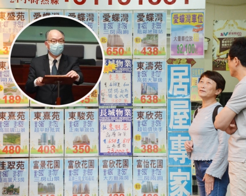 陳帆指，若將居屋第二市場不能高於買入價延至5年，會推高樓價。 資料圖片
