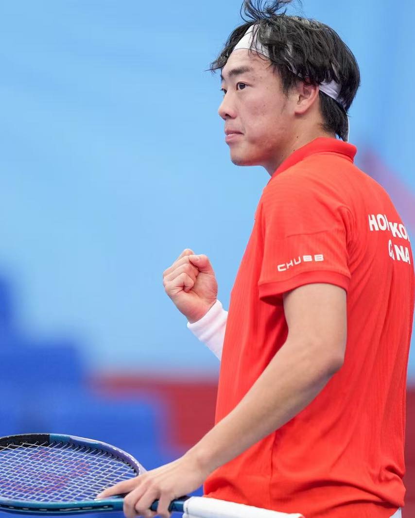 黃澤林躋身男單8強。香港網總圖片 黃澤林躋身男單8強。香港網總圖片