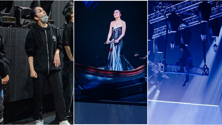 楊千嬅個唱遇信號干擾 團隊果斷應變保演出  第三場出意外特技人懸吊半空至完場 