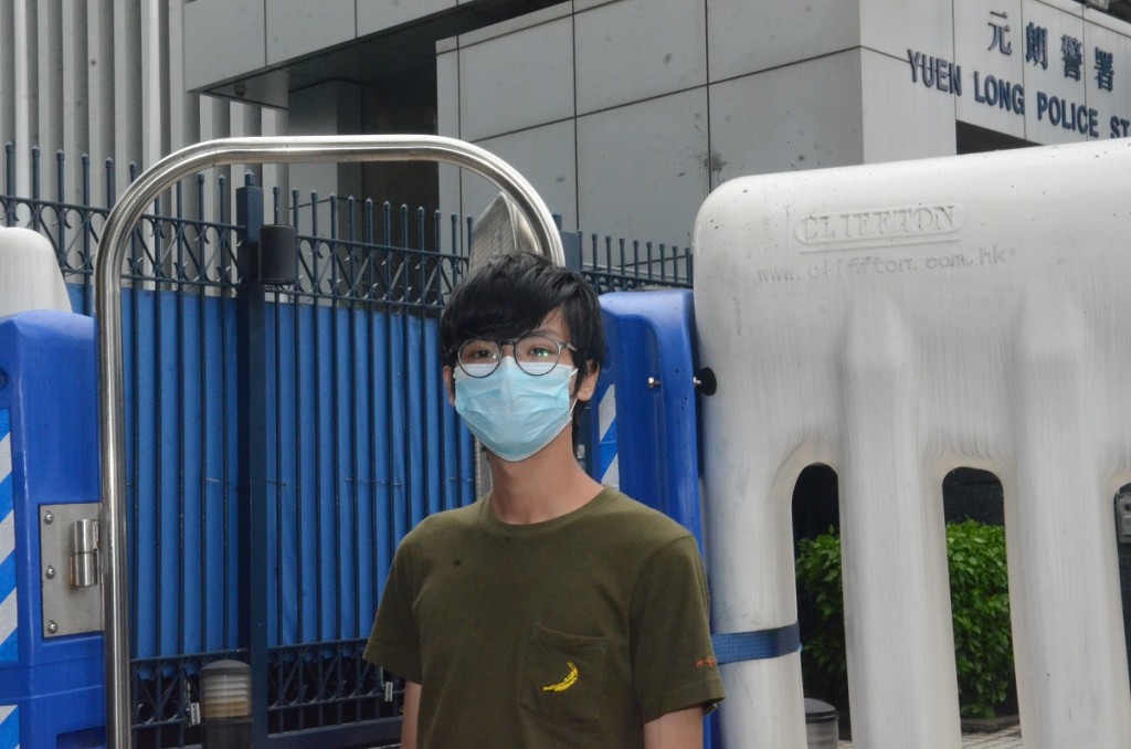 港獨組織「學生動源」前召集人鍾翰林。資料圖片
