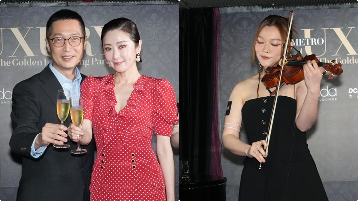 張玉珊盛裝力撐馬浚偉 拒重返幕前:我最愛開會! 黃洛妍生日表演獲贈紅酒