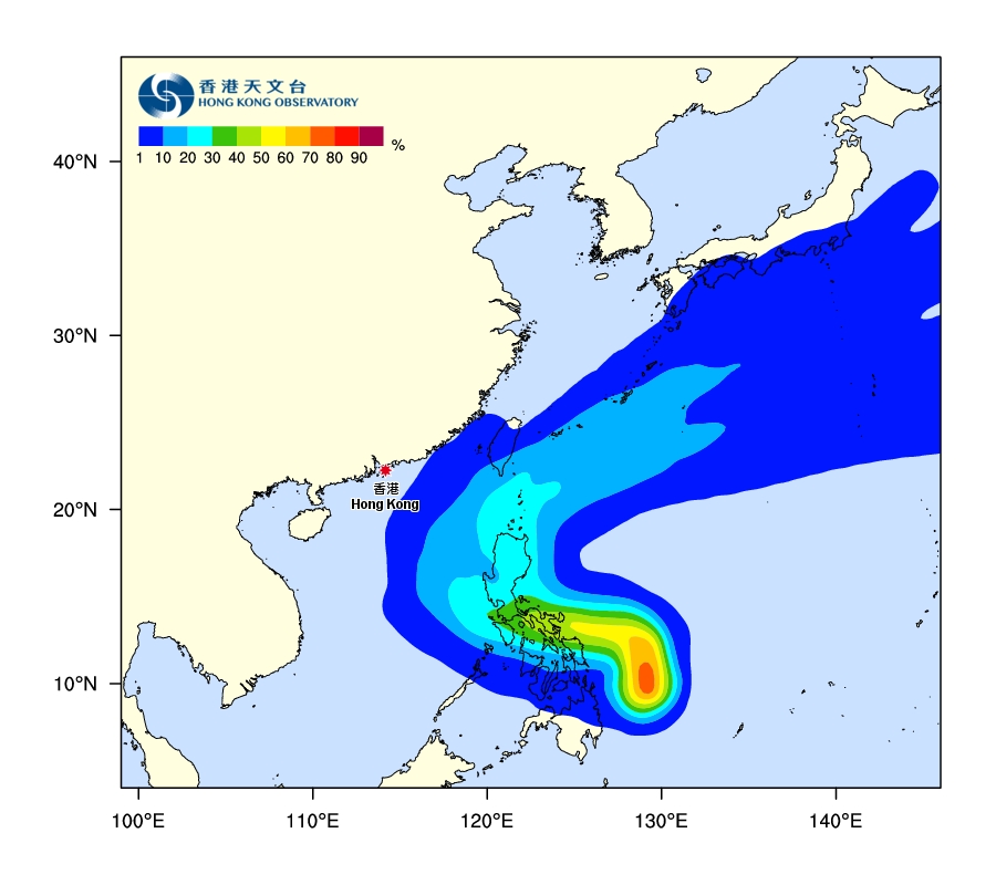 熱帶氣旋路徑概率預報