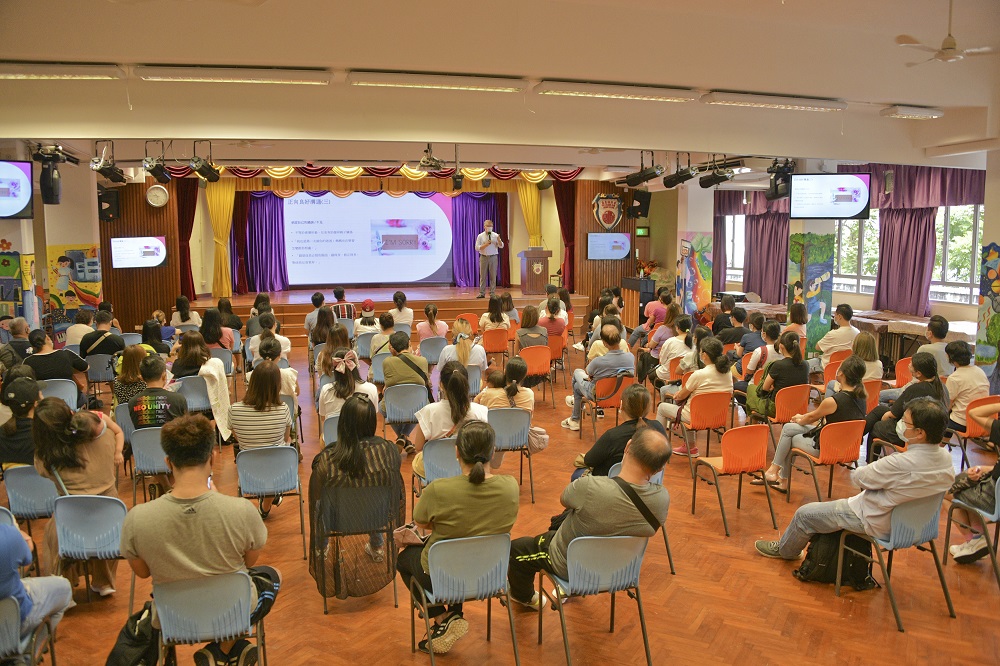 保良局田家炳小學舉辦小一適應訓練活動。伍明輝攝