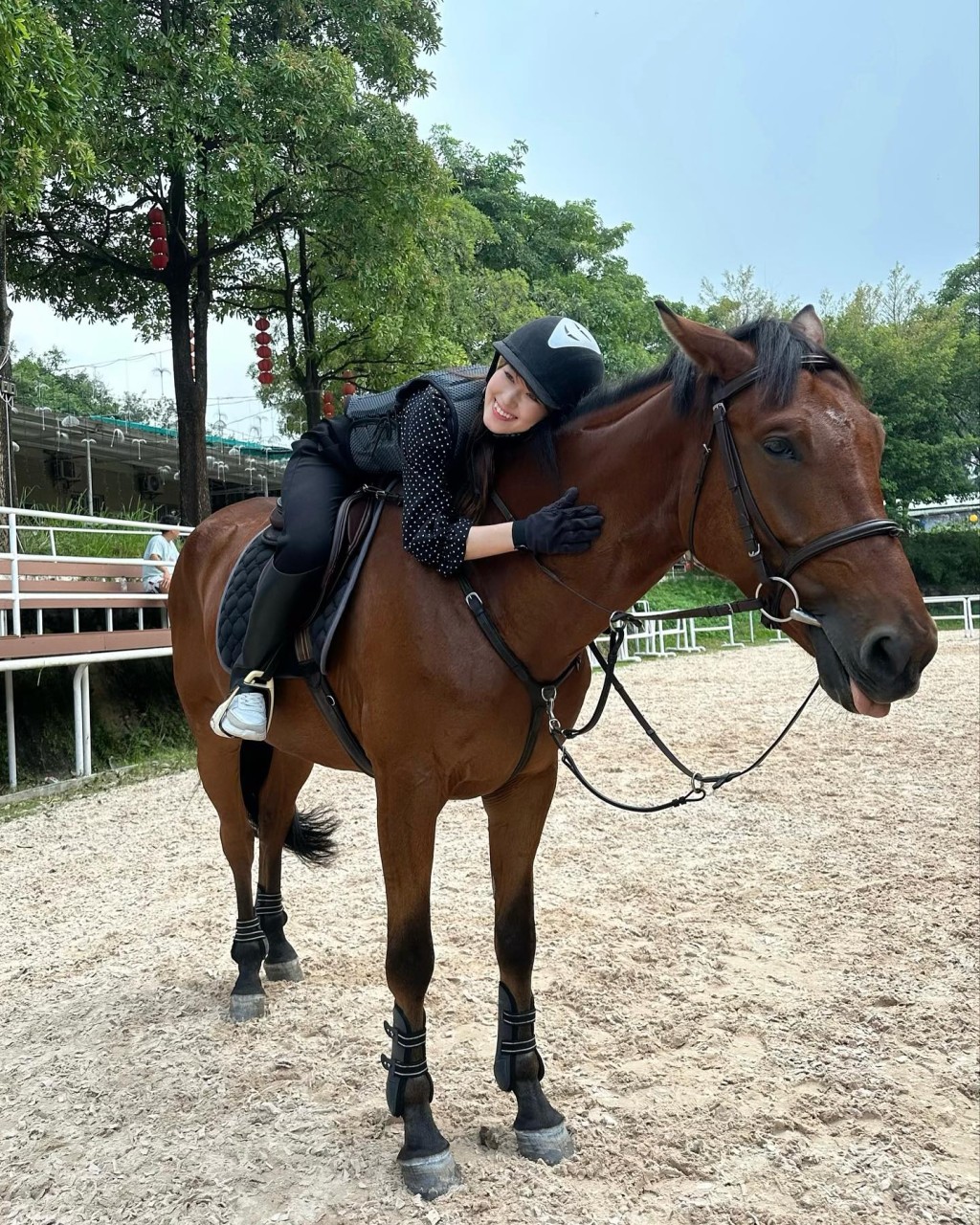 濱口愛子最愛馬匹。  ​