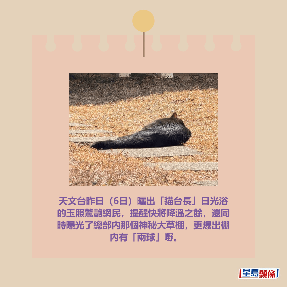 facebook截圖（資料來源：香港天文台 HKO facebook專頁）