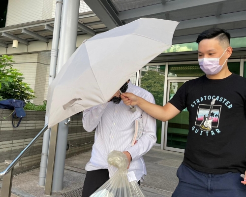 被告麥兆基(白衫)。凌子淇攝