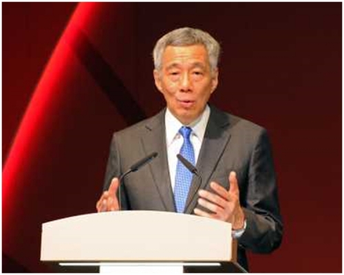 新加坡總理李顯龍。新華社圖片
