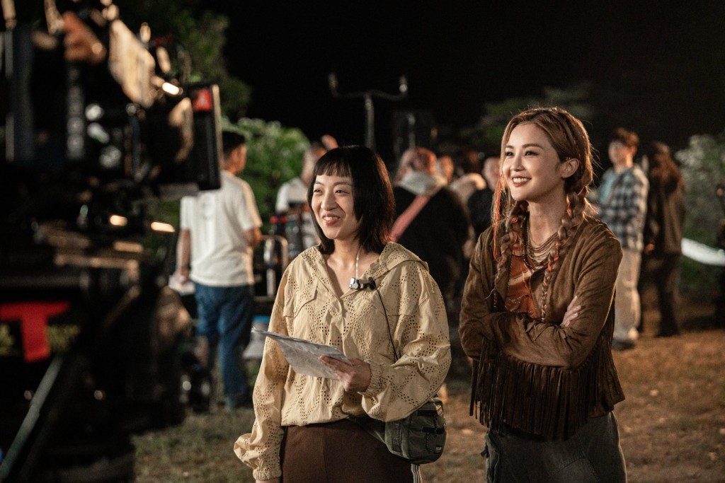 陳曾寧與阿Sa對戲。 陳曾寧與阿Sa對戲。