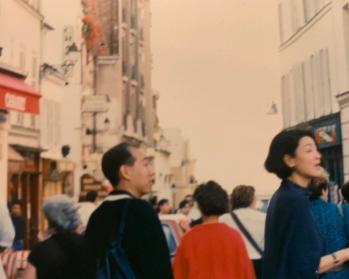 刘娟娟因癌病离世，张学润在社交网站贴出昔日旧照。　张学润IG