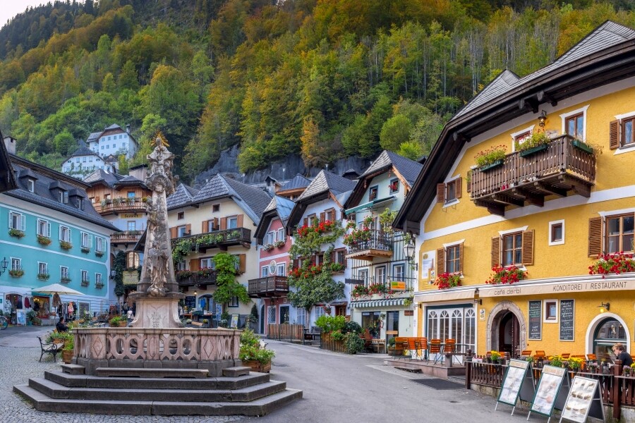 奧地利小鎮哈爾施塔特有全球最美小鎮之稱。網上圖片