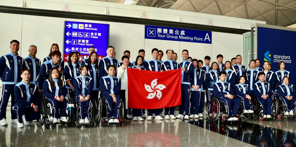 香港亞殘運的輪椅劍擊及游泳隊等周四啟程。徐嘉華攝 香港亞殘運的輪椅劍擊及游泳隊等周四啟程。徐嘉華攝
