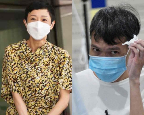 陈淑庄(左)及被告樊家豪(右)。 资料图片