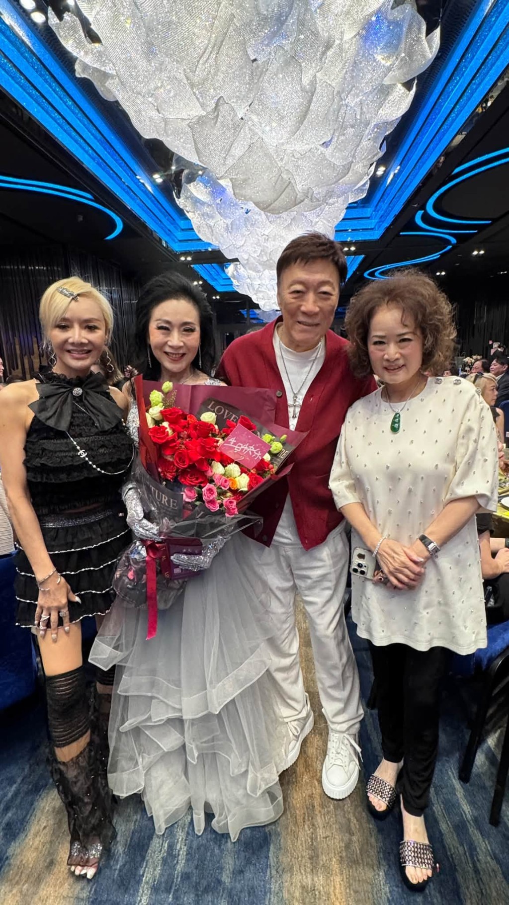 見到有陳欣健、葉子楣。(FB@汪曼玲 《快拍.曼鏡頭》) 見到有陳欣健、葉子楣。(FB@汪曼玲 《快拍.曼鏡頭》)
