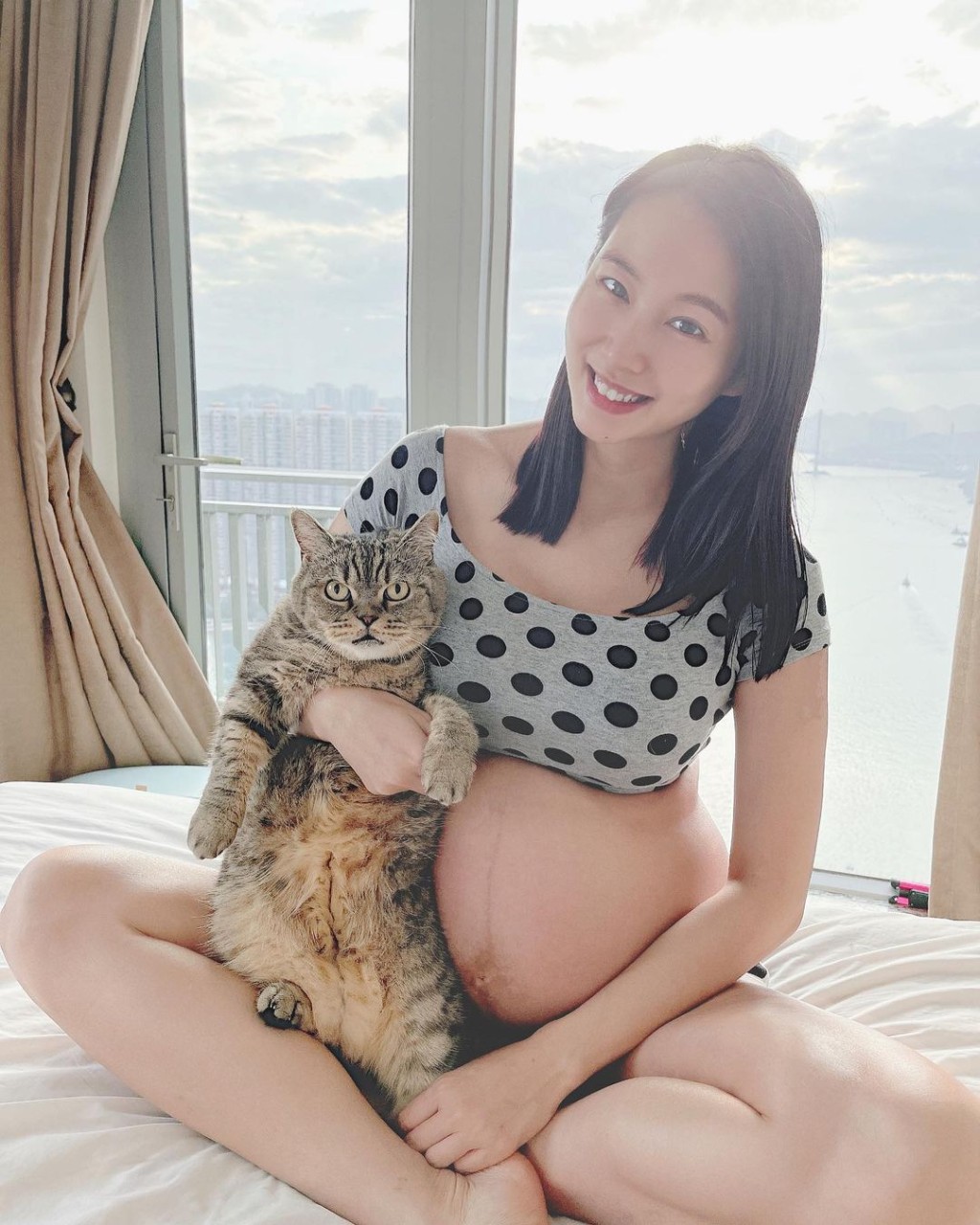 貓貓好得意呀。