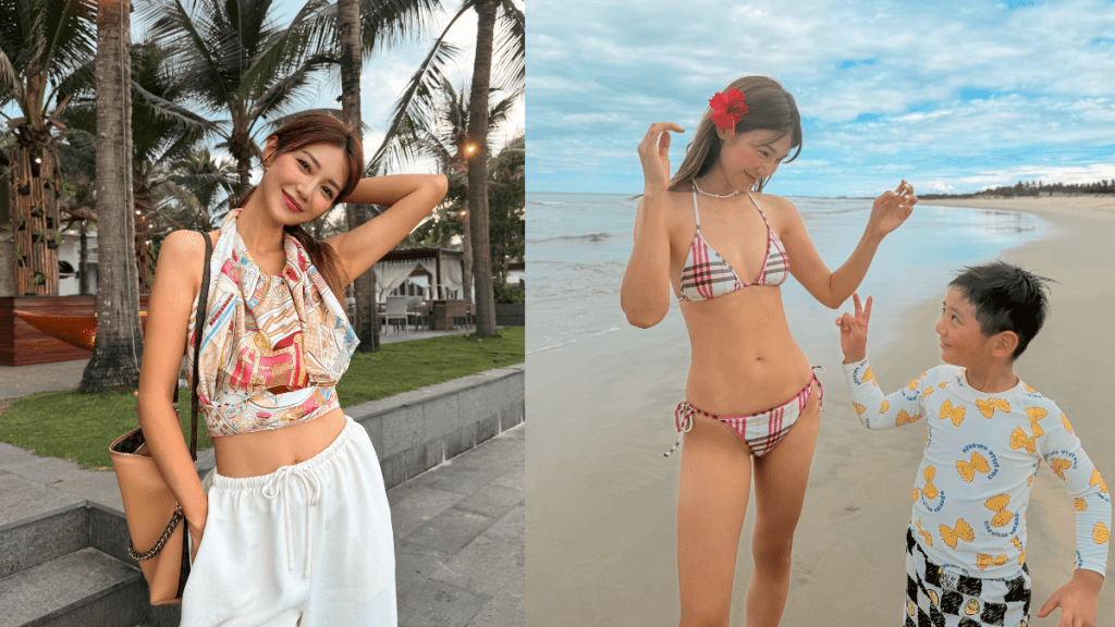 倪晨曦穿比堅尼晒逆天螞蟻腰 盡騷「四年抱三」超火辣完美身材  自爆遊越南受騙？