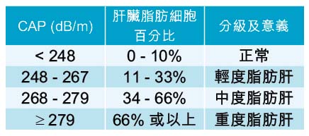 陳醫生表示現時最精準而又非入侵性的檢查方法是FibroScan(纖維化掃描),能準確以數字去確診脂肪肝及其程度。