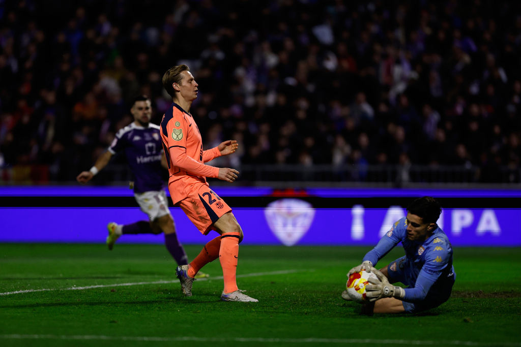 CD瓜達拉哈拉門將丹尼維辛迪今場左飛右撲。路透社