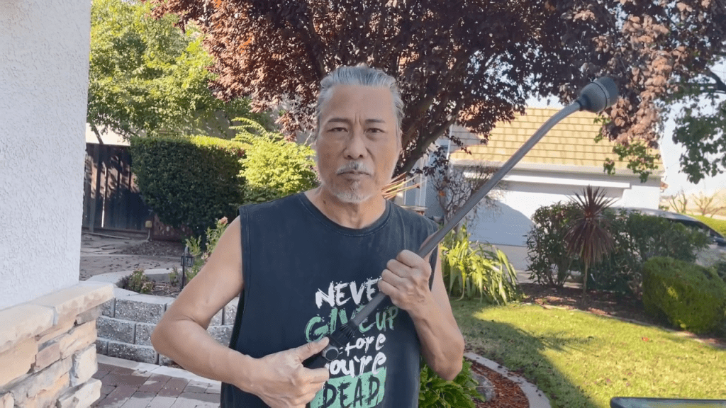 夏韶聲分享與孫仔玩樂日常。