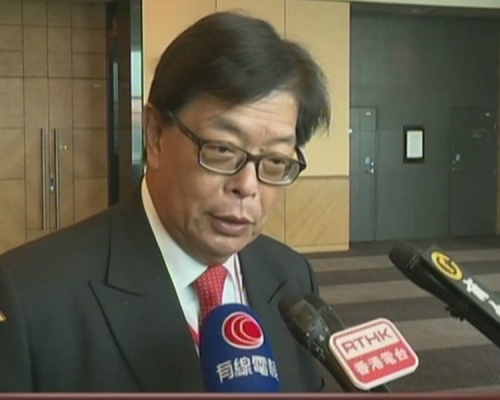 通訊事務管理局主席王桂壎。電視圖片