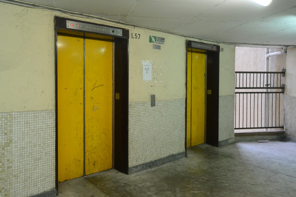 帐委会房署辖下屋邨电梯暂停运作情况。资料图片