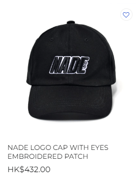 Cap帽 $432 （圖源：NADE官網）
