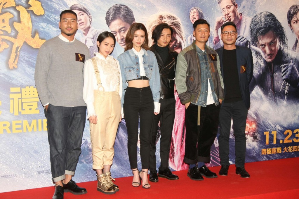 余文樂、張晉及Janice Man等出席電影《狂獸》首映禮。