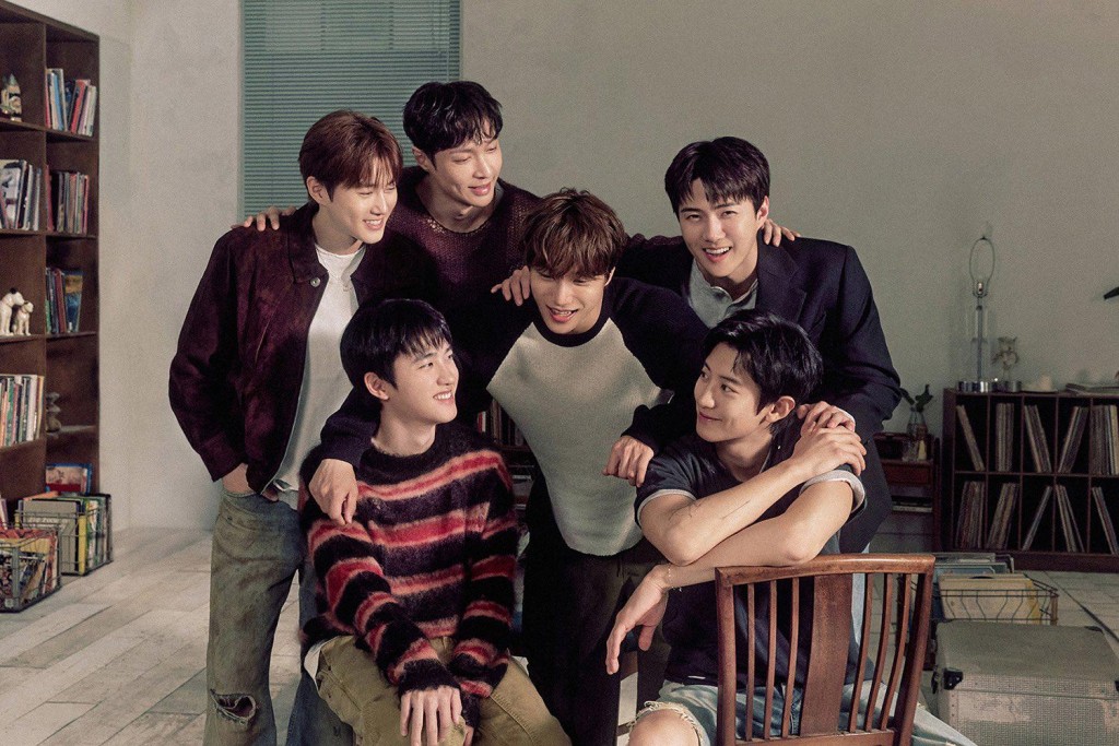 今日SM突宣布張藝興(左三)缺席今晚在仁川舉行的EXO粉絲見面會。 今日SM突宣布張藝興(左三)缺席今晚在仁川舉行的EXO粉絲見面會。