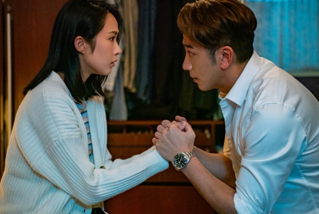 戲中和湯怡演兩夫妻，但兩人心中都各有主意。