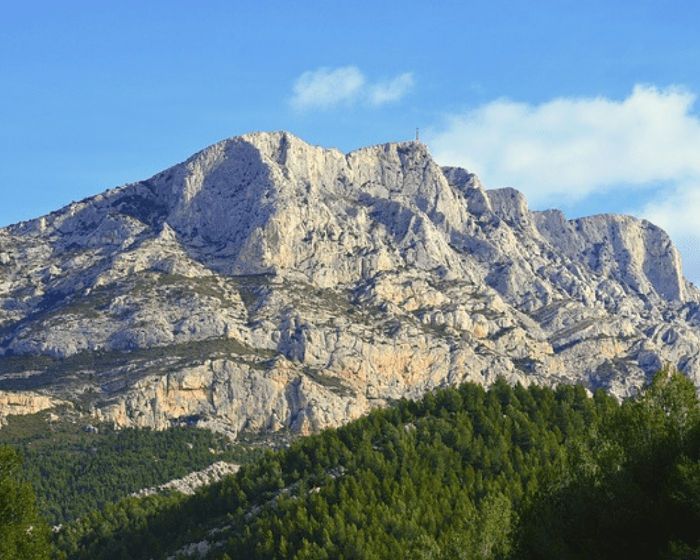 現實中的La Montagne Sainte-Victoire