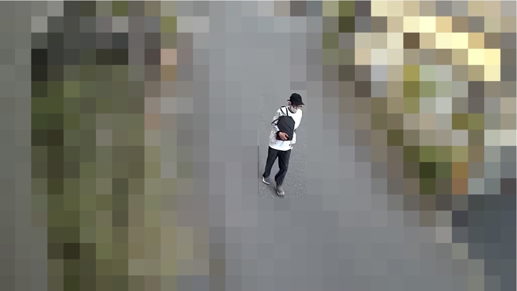 兵库县警方发布的大山贤二影像。 兵库县警方发布的大山贤二影像。
