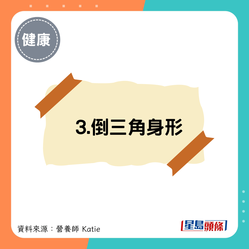 3. 倒三角身形