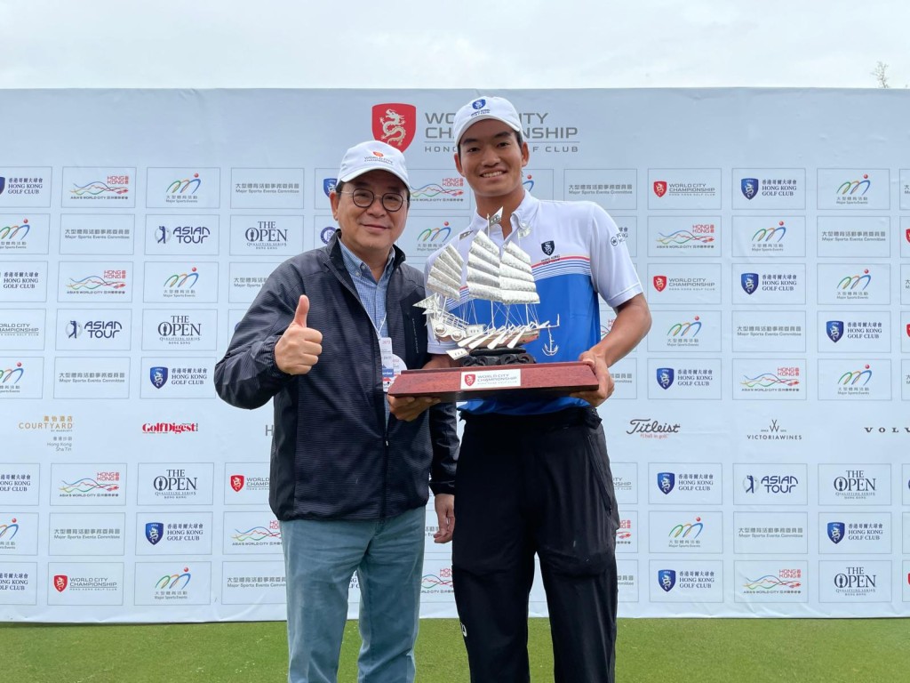 2023年,與許龍一合照。林健鋒議辦提供 2023年,與許龍一合照。林健鋒議辦提供