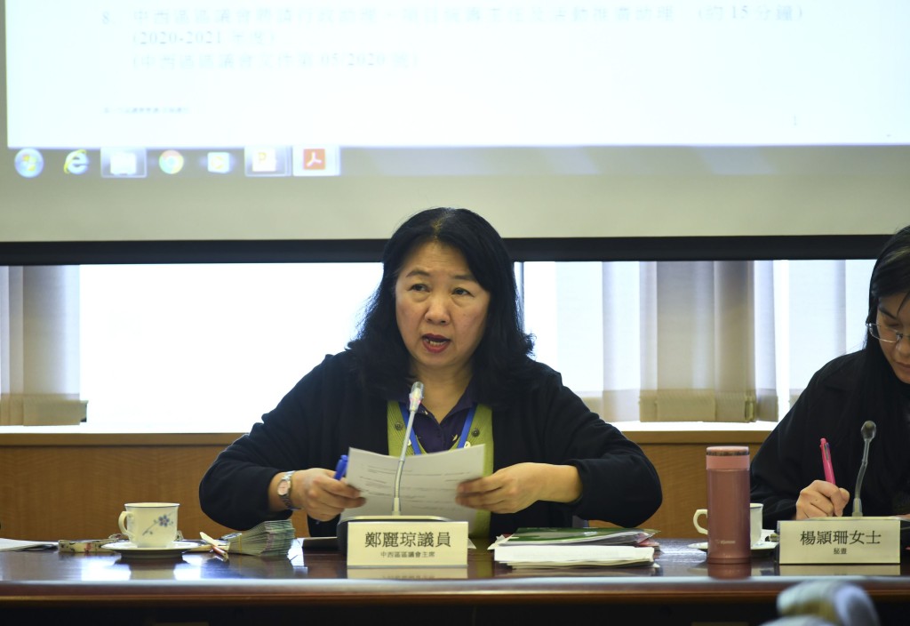 鄭麗琼否認該辦事處有執行與區議會無關的職務。 資料圖片